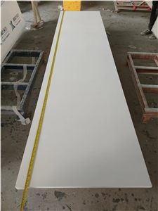 Pure White Quartz Commercial Bar Countertop, Restaurant Counters
