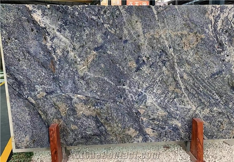 Expensive Granite Stone Azul Bahia Blue Granite from China 