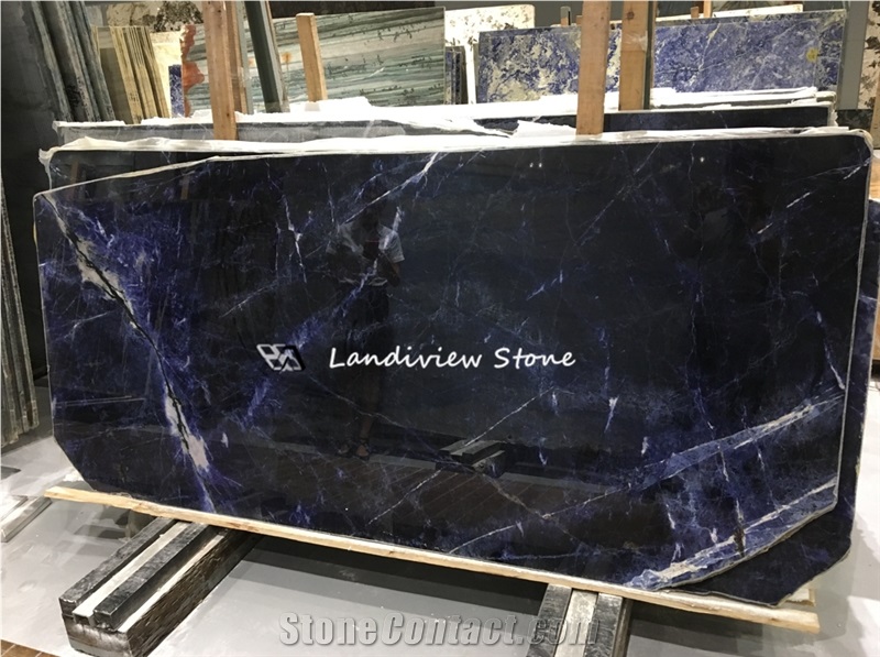 Lapis Lazuli Blue Granite Tiles Flooring And Wall Decor