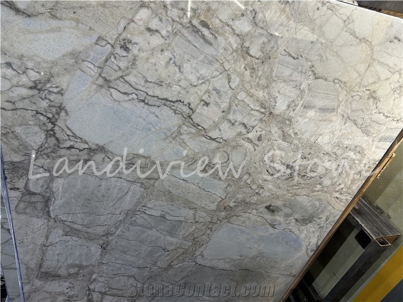 Silver Grey Marble Slabs Bathroom Wall Tiles