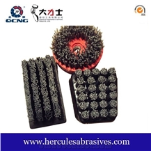 Round Silicon Carbide Antique Brush
