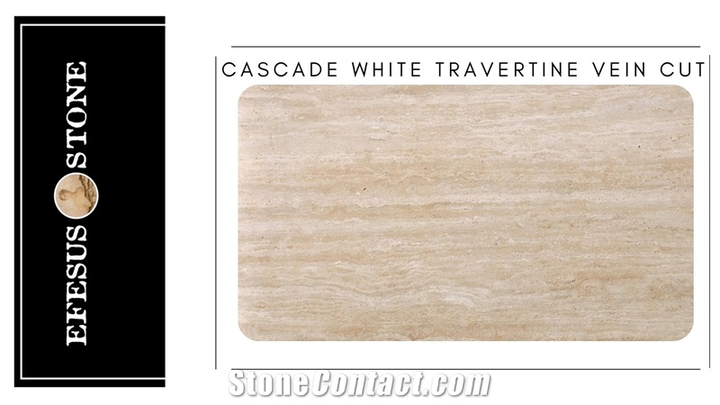 Ivory Cream Travertine - Cascade White
