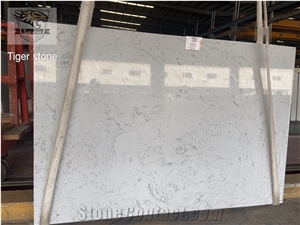 Artificial Stone Calacatta Belly White Quartz Slabs