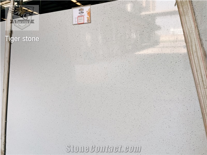 Artificial Stone Silver Crystal White