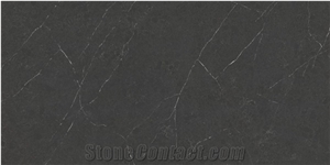Black Color Engineered Stone Slabs Tequila Quartz Slabs