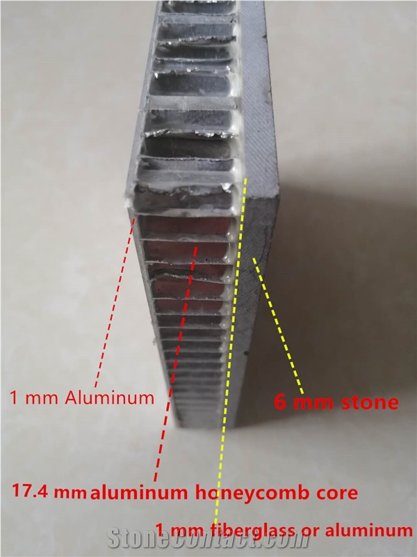 Aluminium Honeycomb Back Stone Panels