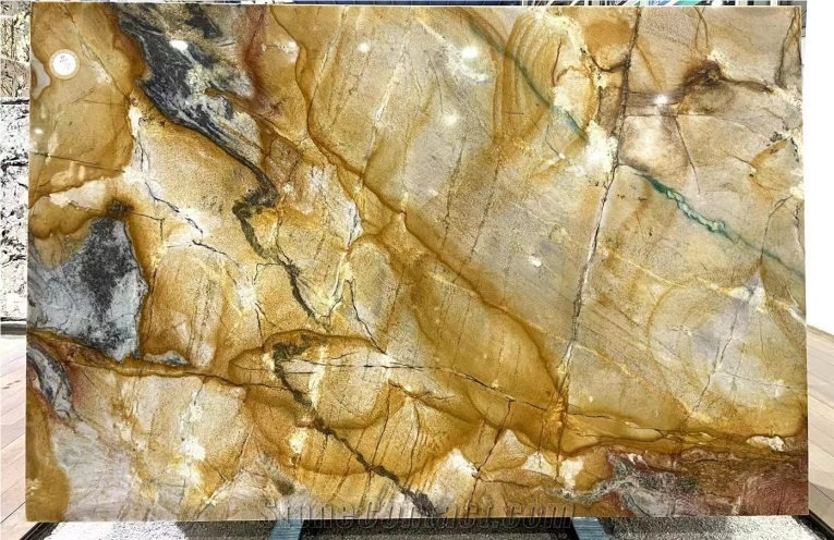 Aquarama Quartzite Slab Polished
