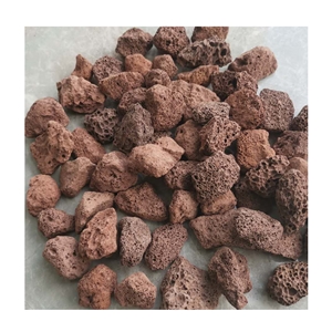 Lava Red Color Stone For Decorate The Garden