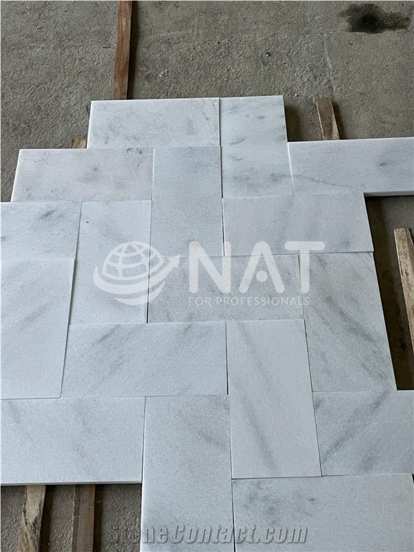Carrara White Marble Polished Tiles