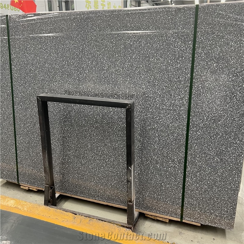 Italy Grey Terrazzo Slabs For Home Floor And Wall Decor