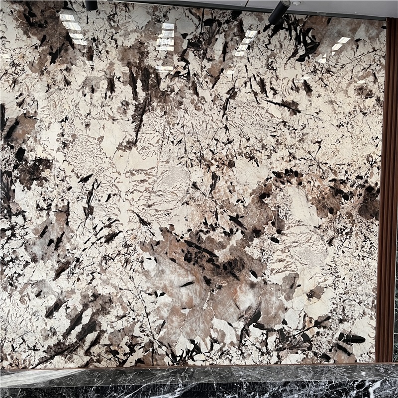 Sintered Stone Slab Background Wall For Hotel And Home Decor