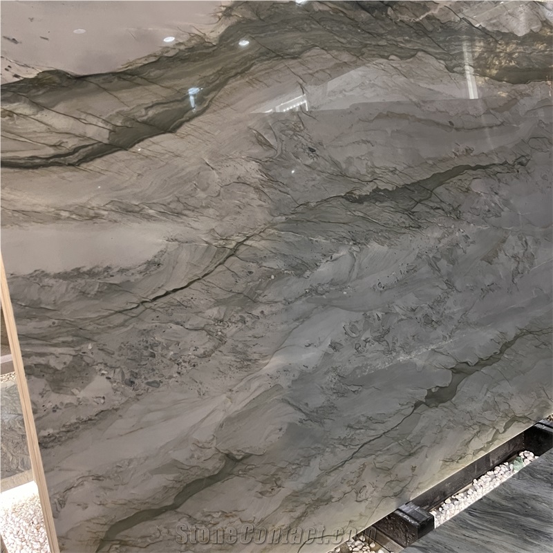 Brazil Mercury Quartzite For Interior Background Wall Design