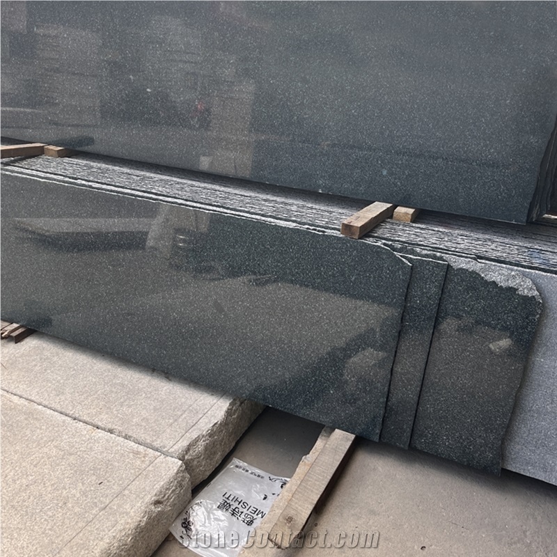 China Good Price Black Taiwan Granite Slab For Wall Cladding