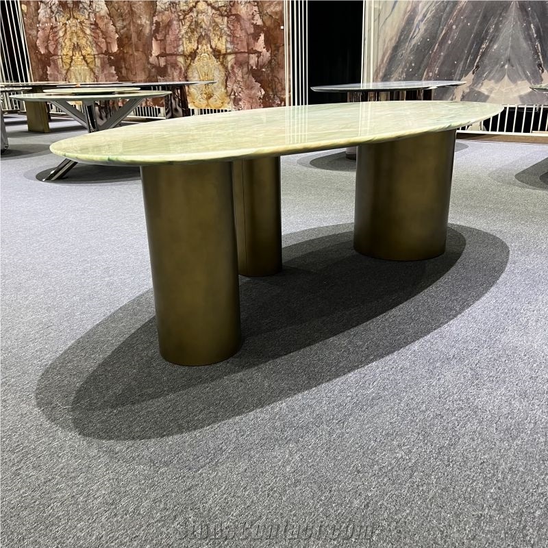 China Nine Dragon Marble Table Table Tops Furniture Table