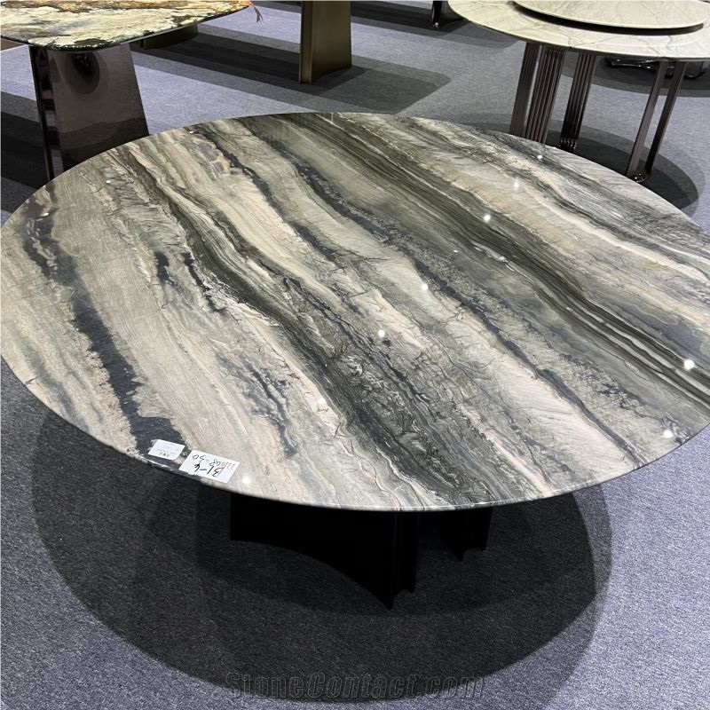 Custom Made Galapagos Quartzite Natural Stone Table For Home