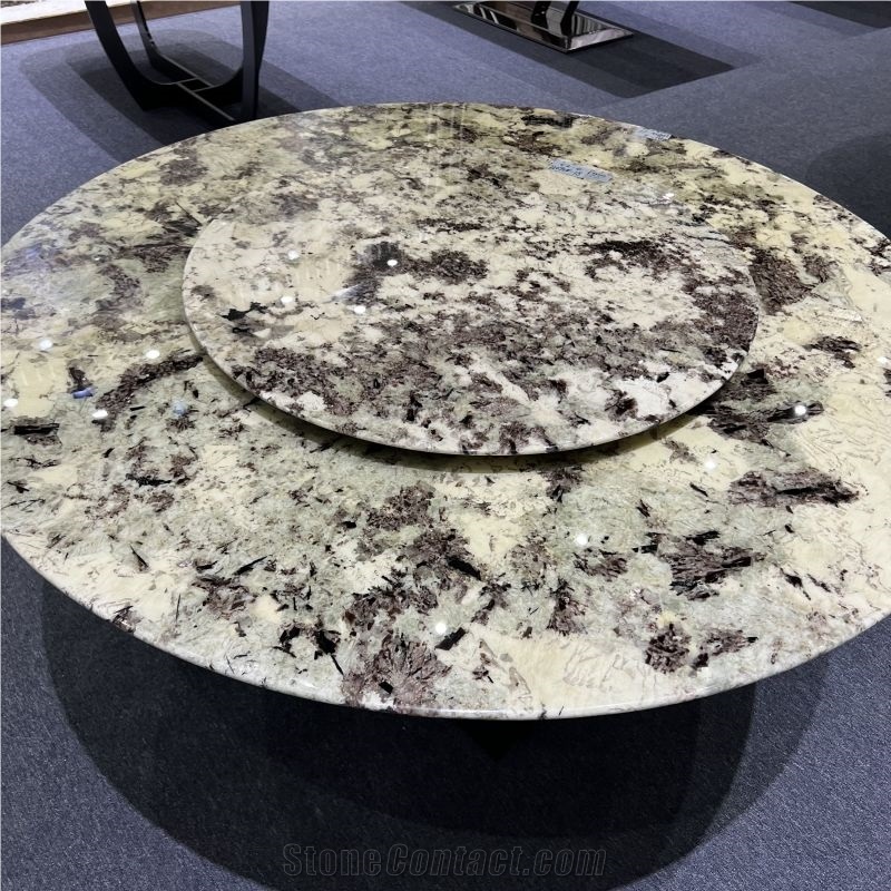 Custom Made Tourmaline Granite Table Tops For Home Furniture