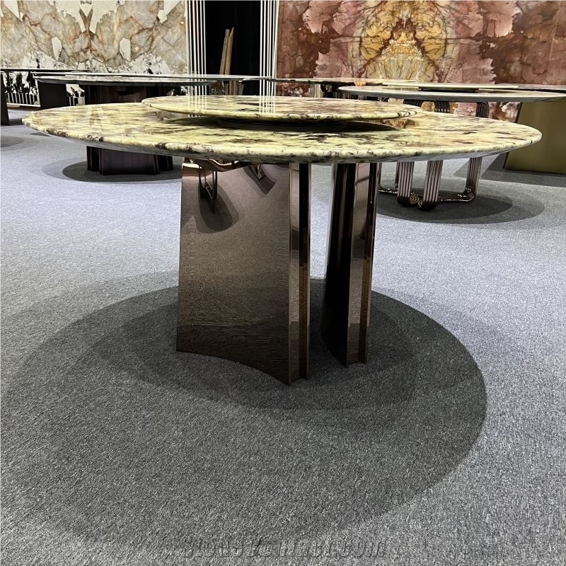 Custom Made Tourmaline Granite Table Tops For Home Furniture