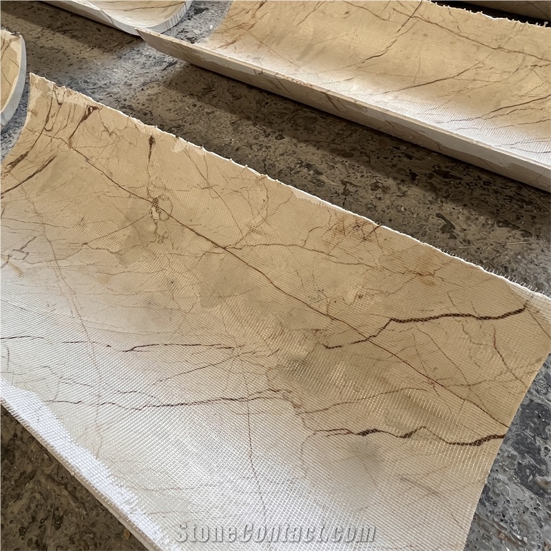 Customized Design Sofitel Gold Marble Column Panels For Villa Decor