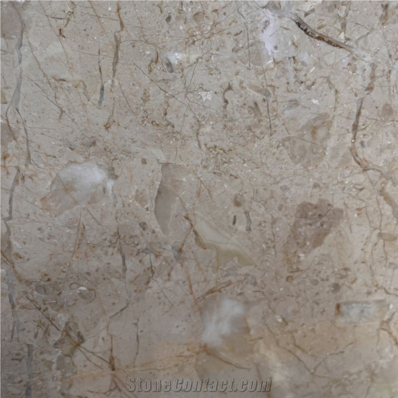 Customized Golden Leaf Beige Marble For Hotel Floor Decor