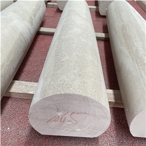 Customized High Quality Hotel Decor Limestone Solid Column