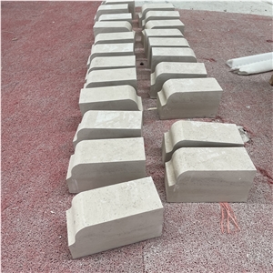 Customized High Quality Hotel Decor Limestone Solid Column