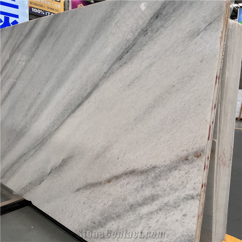 Good Price Colombia White Marble Slabs With Grey Veins