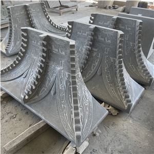 Good Quality Custom Grey Granite Hand Carved For Home Decor