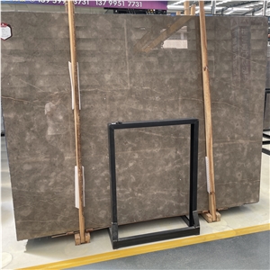 High Polished Dora Grey Cloud Marble Slab Home Floor Design