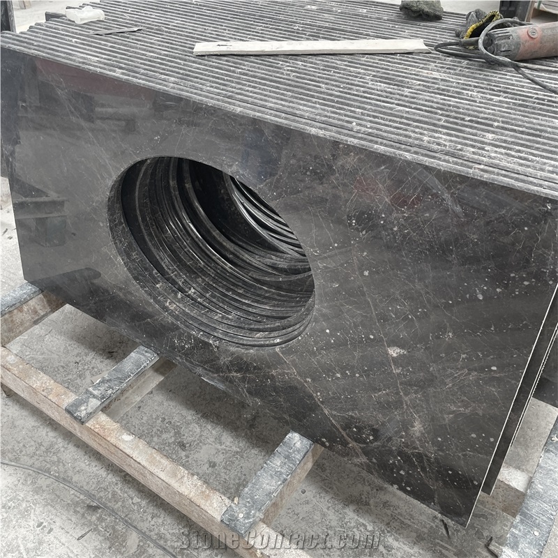 High Quality Black Marble Countertop For Home Bathroom Design
