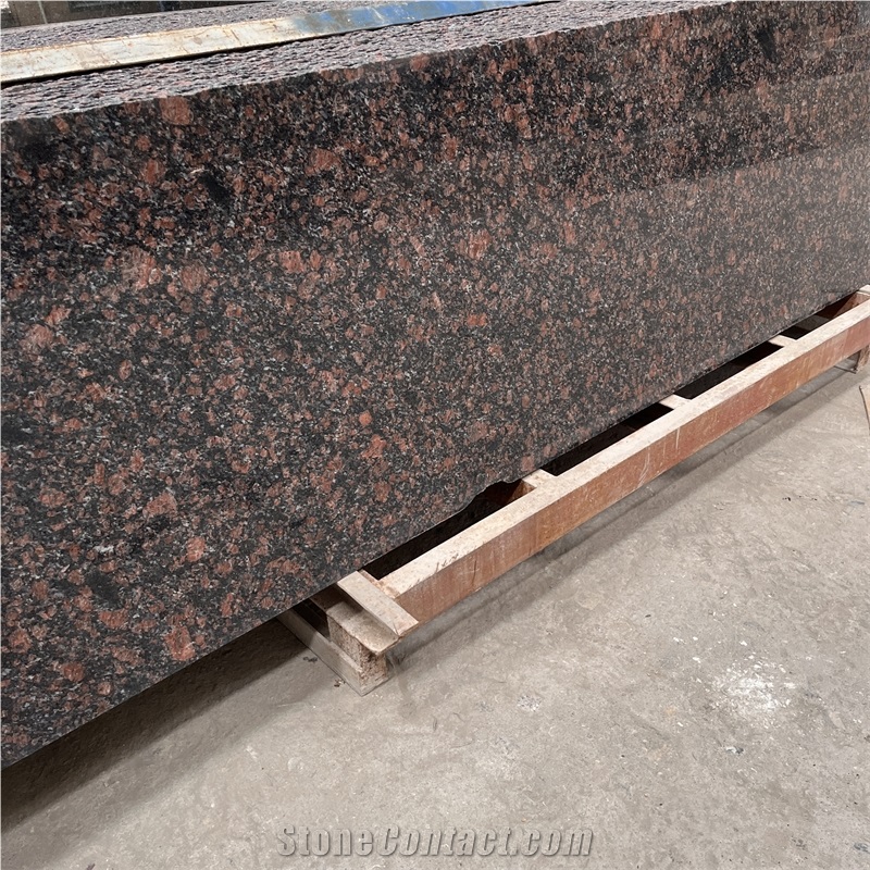 High Quality Custom Size Redditt Brown Granite Slab For Wall