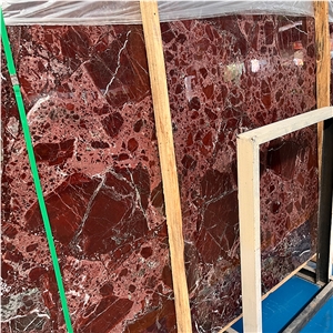 Hot Sale High Quality Rosso Levanto Marble Slabs Wall Floor