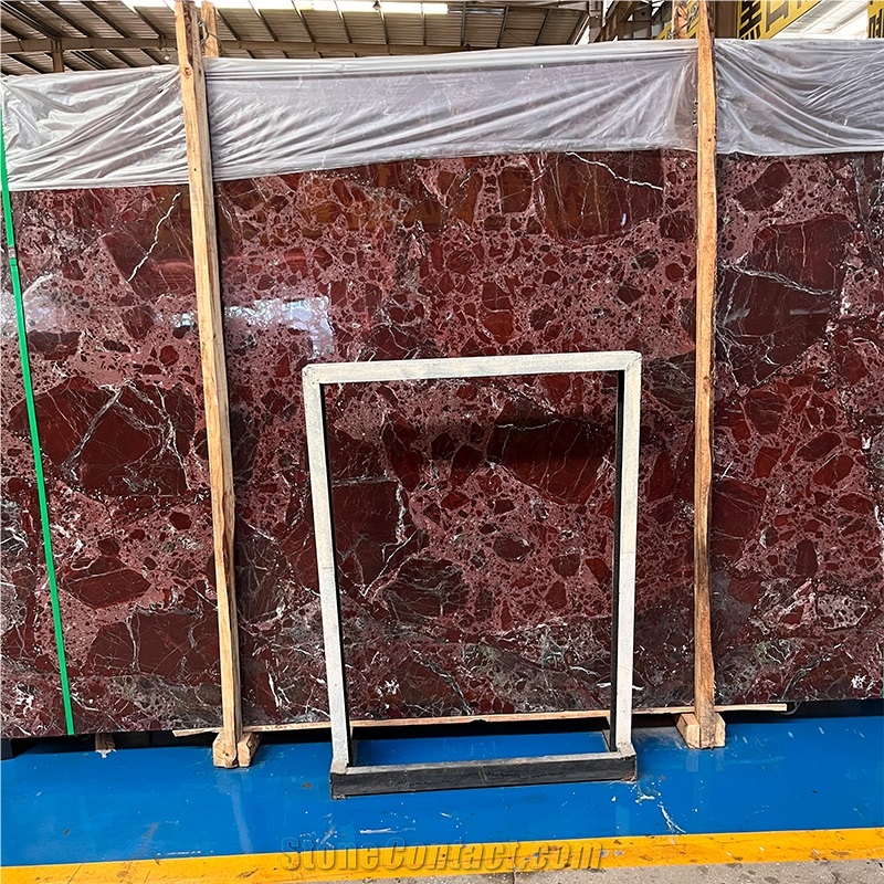Hot Sale High Quality Rosso Levanto Marble Slabs Wall Floor