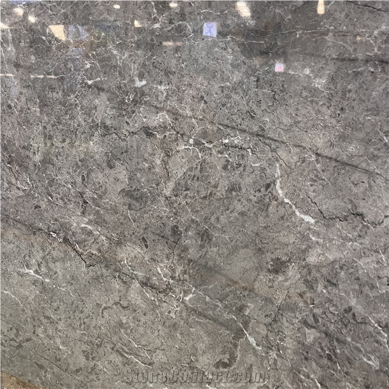 Hot Sale Star Shine Grey Marble Slab For Hotel Flooring Tile