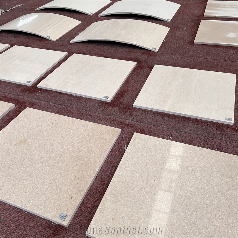 Hotel Project Wall Cladding Use Natural Beige Limestone Tile