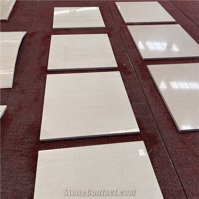 Hotel Project Wall Cladding Use Natural Beige Limestone Tile