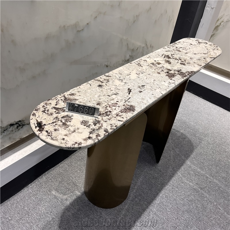 Modern Dining Home Furniture Snow Mountain Granite Table