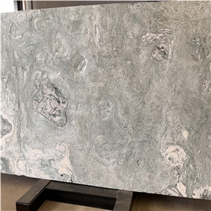 Natural Alps Emerald Quartzite Slab For Home Wall Floor Tile