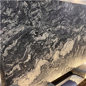 Natural Brazil Blue Night Granite Slabs For Wall Floor Tiles