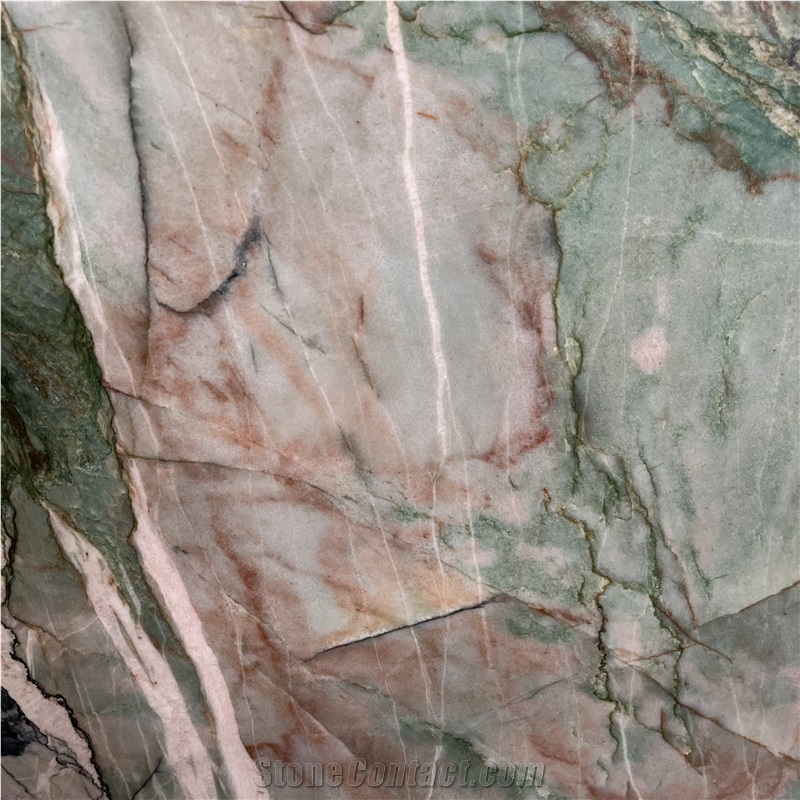 Natural Royal Emerald Green Quartzite For Background Wall