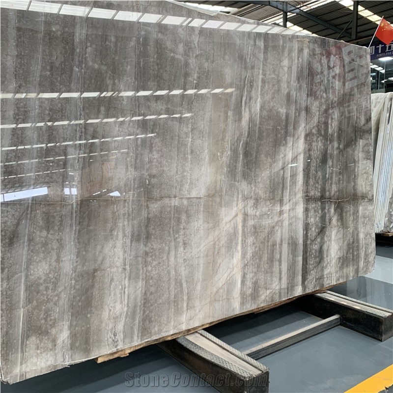 Nature Stone 45 Degree Grey Marble Slab For Flooring Tiles from China ...