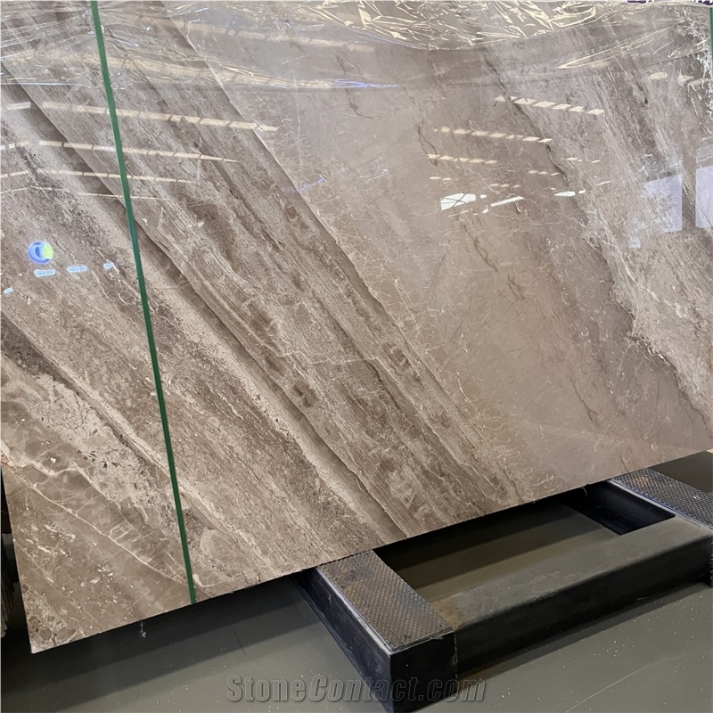 Polished Tino Brown Marble Floor Tile For Home & Hotel Decor