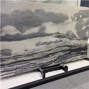 Top Quality Brazil Luxury Bethany Blue Quartzite Slab Wall