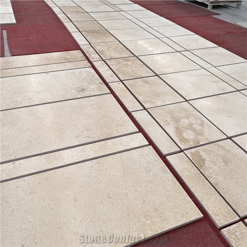 Wholesale Price Portugal Beige Limestone Tiles For Villa Wall Cladding