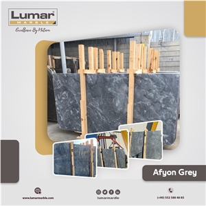 Afyon Grey Marble Slabs