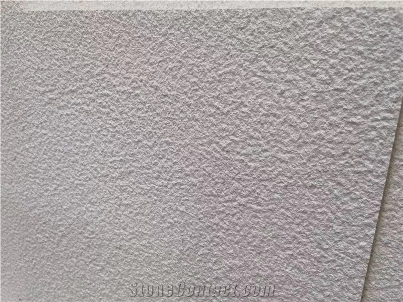 Bushhammered White Limestone Tile Limra Limestone Wall Tile