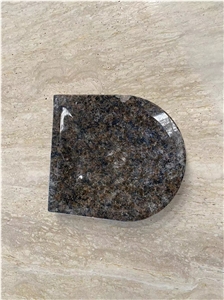 Stone Bathroom Accessories Granite Brown Pearl Soap Dishes