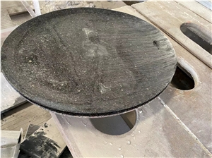 Stone Dining Accessories Granite Blue Pearl Steak Stone Dish