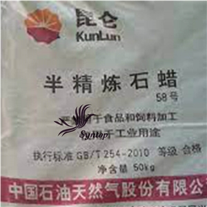 50-70 Deg. C Food Grade Paraffin Semi Refined Paraffin Wax