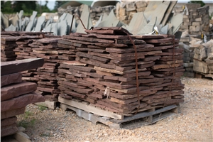 Chocolate Red Steppers Burgundy Sandstone Arizona Flagstone