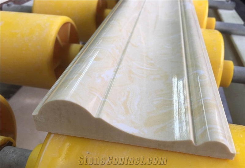 Custom Design Artificial Marble Skirting Boards